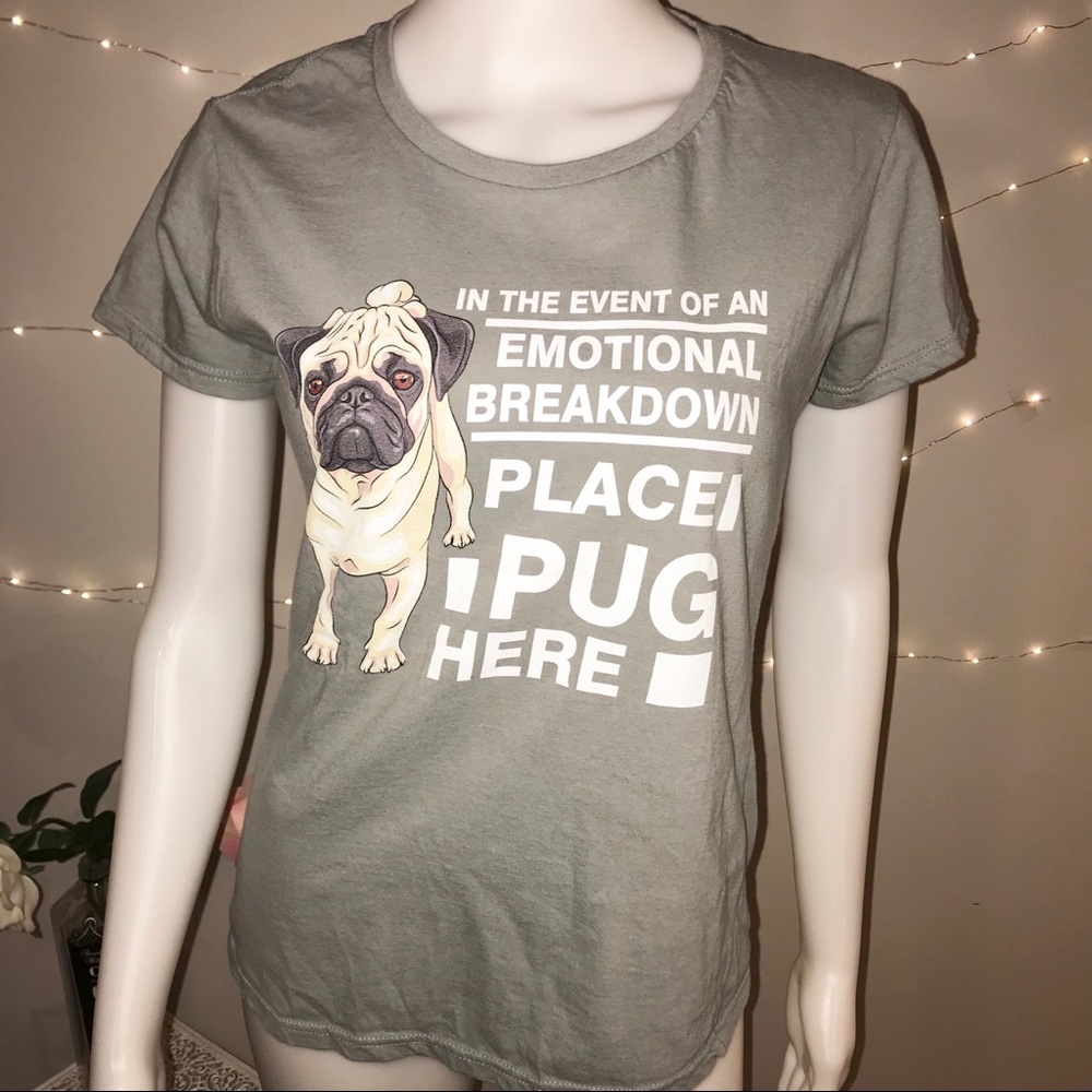 <Anvil> Grey Pug Tee